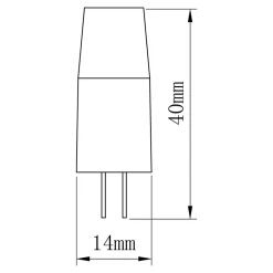 Jacobsen Ampoule Led Fonctionnelle|Ampoule G4<2 Ampoules LED G4 180lm=19W blanc chaud