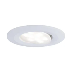 Paulmann Spot Encastrable|Spot<3 spots encastrables Calla LED intégrée 4000K IP65 3x680lm rond orientable blanc dépoli