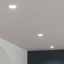 GoodHome Spot Encastrable|Spot<3 spots encastrables Salk GU10 blanc neutre IP20 450lm 4.9W Ø8.5xH.9.4cm blanc