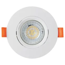 Clearance EGLO 10 spots LED encastrables blanc IP20 GU10 345lm 5W blanc chaud