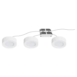 GoodHome Spot Sous Meuble<3 spots Ledyard LED intégrée blanc neutre IP20 200lm 2W Ø6,4xH.2cm blanc