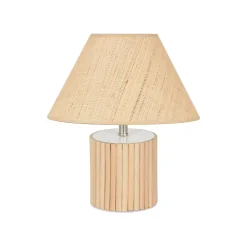 Corep Abat-Jour<Abat-jour conique en rafia beige Ø22cm