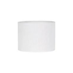 Corep Abat-Jour<Abat-jour cylindre en coton bouclé Blanc Ø30cm