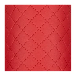 Clearance Spotlight Abat-jour cylindrique E27 H20 Tissu Rouge