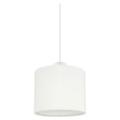 Best GoodHome Abat-jour rond blanc Ø15cm Kpezin