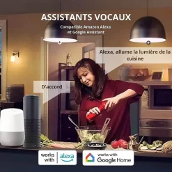 Zengo Ampoule Connectée<Ampoule connectée led e14 wifi - 5w - rgbw