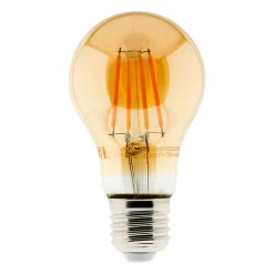 Zenitech Ampoule Connectée<Ampoule déco filament LED ambrée 4W E27 2500K -