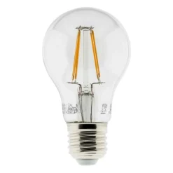 Zenitech Ampoule déco filaments LED E27 4W - Blanc chaud - 470lm 2700K -