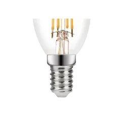 Diall Ampoule E14, Petit Culot À Visser<Ampoule LED à filament flamme E14 550lm 4W = 44W Ø3.5cm blanc chaud