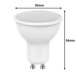 Silumen Ampoule LED - - GU10 7W - Blanc Chaud - Compatible Variateur