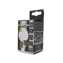 Outlet Miidex Lighting Ampoule LED B22 1W 6000K Blanc Jour Dépoli 95lm 45x68mm