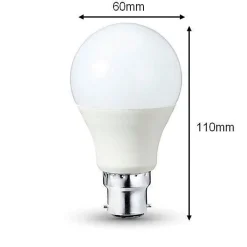 Silumen Ampoule LED B22 9W 220V A60 - - Blanc chaud - 270