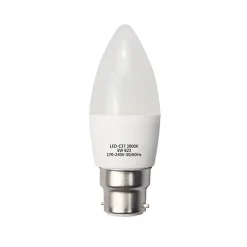 Best Silumen Ampoule LED B22 6W 220V C37 180 - Blanc Chaud -