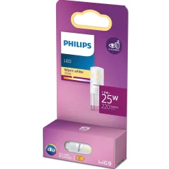 Light Ampoule Led Fonctionnelle|Ampoule G9<Ampoule LED capsule G9 220lm 1.9W = 25W IP20 blanc chaud Philips