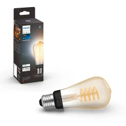 Discount Philips Hue Ampoule LED connectée oblong IP20 E27 550lm 7W blanc