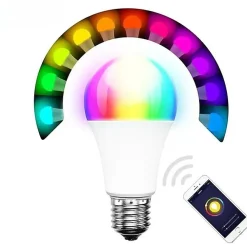 Best Silamp Ampoule LED Connectée Wifi E27 8.5W RGBW A60 (Pack de 10) -