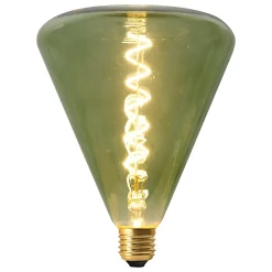 Hot Näve Ampoule LED 'DILLY' douille E27, 4 watts, métal et verre en vert
