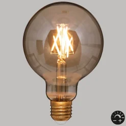 Atmosphera Créateur D'Intérieur Ampoule E27, Gros Culot À Visser<Ampoule LED Dimm - verre et métal - ambré - E27 - Atmosphera