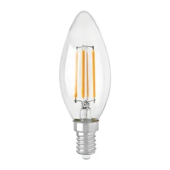 Clearance Silamp Ampoule LED E14 C35 4W Filament - Blanc Neutre 4000K - 5500K -