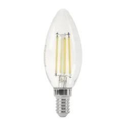 Best Silumen Ampoule LED E14 Filament 6W C35 Bougie - Blanc Chaud 2300K - 3500K