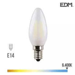 Sale EDM Ampoule LED E14 4,5W Bougie éq