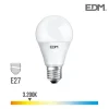 Best EDM Ampoule LED E27 15W Ronde A60 équivalent à 100W - Blanc Chaud 3200K