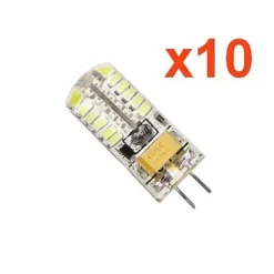 New Silumen Ampoule LED G4 12V 3W SMD2835 24LED 360 (Pack de 10) - Blanc Froid 6000K - 8000K -