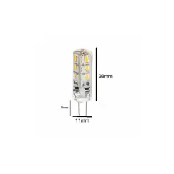Silamp Ampoule Led Fonctionnelle|Ampoule G4<Ampoule LED G4 2W 12V SMD2835 24LED 360 degrés - Blanc Neutre 4000K - 5500K -
