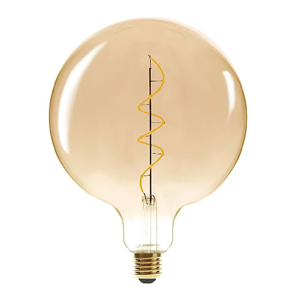 Atmosphera Créateur D'Intérieur Ampoule E27, Gros Culot À Visser<Ampoule LED Globe ambrée - filament torsadé E27 D20 cm - Atmosphera