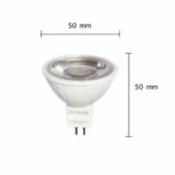 Silumen Ampoule Pour Spot|Ampoule Gu5.3<Ampoule LED GU5.3 / MR16 12V 8W SMD 80 - - Réflecteur - Spot - Blanc chaud