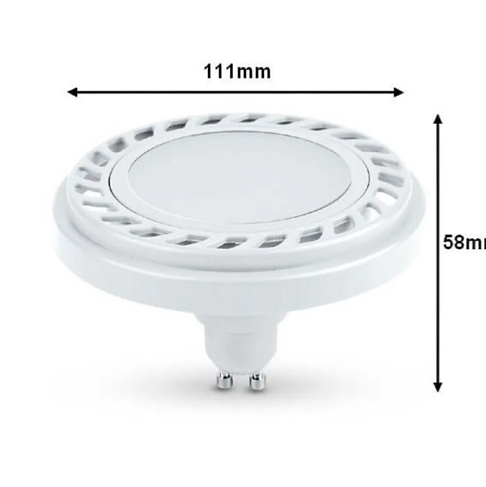 Best Silamp Ampoule LED GU10 AR111 9W - Blanc Neutre 4000K - 5500K -