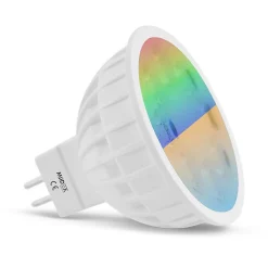 Best Miidex Lighting Ampoule LED GU5.3 4W RGB+CCT Spot 25 Dimmable Blanc