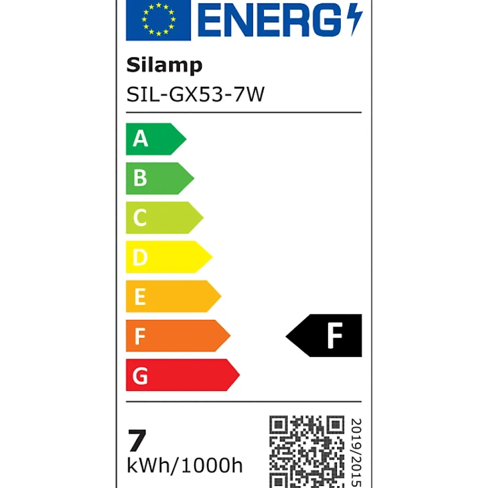 Hot Silamp Ampoule LED GX53 7W SLIM - Blanc Neutre 4000K - 5500K -