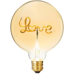 Atmosphera Créateur D'Intérieur Ampoule Led Fonctionnelle|Ampoule E27, Gros Culot À Visser<Ampoule LED mot Love ambrée E27 - Atmosphera