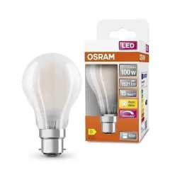Osram Ampoule B22, Culot À Baïonnette|Ampoule Led Fonctionnelle<Ampoule LED - Verre dépoli variable 12W b22 1521lm 2700K chaud