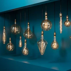 Atmosphera Créateur D'Intérieur Ampoule Led Fonctionnelle|Ampoule E27, Gros Culot À Visser<Ampoule LED Pyramide ambrée - filament torsadé E27 - Atmosphera