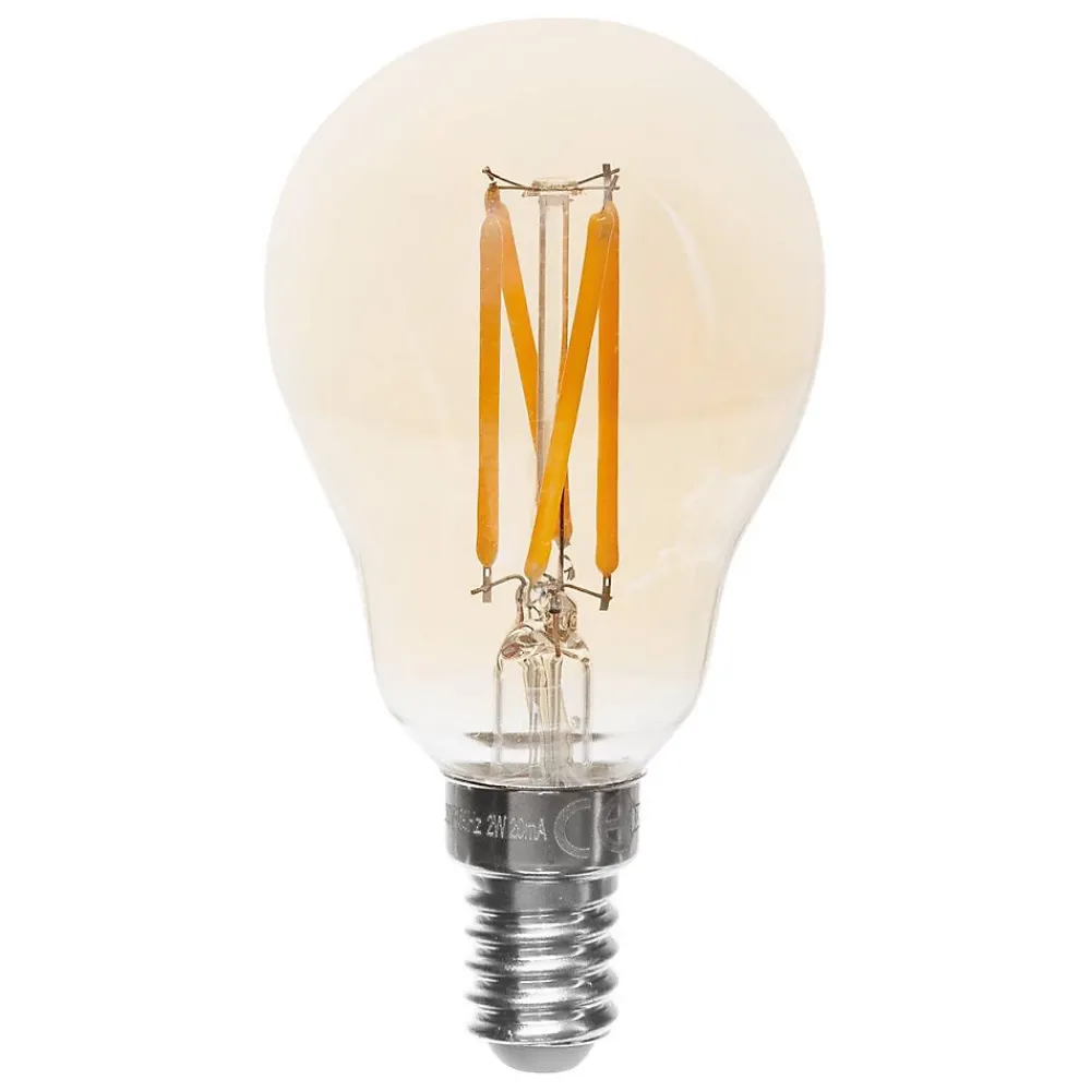 Atmosphera Créateur D'Intérieur Ampoule E14, Petit Culot À Visser<Ampoule LED Standard ambrée - filament droit E14 - Atmosphera