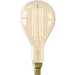 CALEX Ampoule Décorative Led|Ampoule Basse Consommation, Grade A<Ampoule LED XXL à filament linéaire E27 1100lm blanc chaud verre ambré