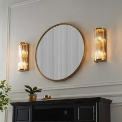 Best Kosilum Applique demi-cylindrique pampilles transparentes - Andria