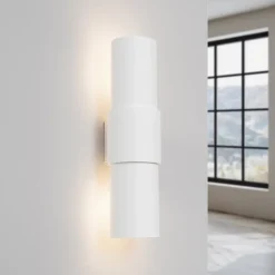 Best Sollux Lighting Applique en acier 2 lampes 10x12x37cm Sollux