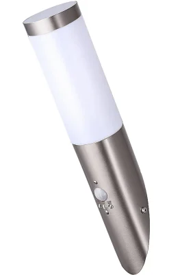 Applique Murale Extérieure<Applique murale à détection Hollis E27 15W IP44 chrome