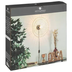 Atmosphera Créateur D'Intérieur Applique Pour Salon|Applique Murale Intérieure<Applique murale Alara - métal - noir - D45 cm - Atmosphera