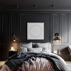 Clearance Toolight APPLIQUE MURALE APP184-1W PORTO BLACK