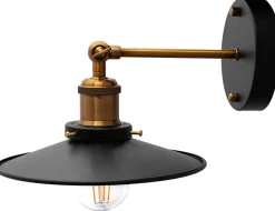 Clearance Toolight APPLIQUE MURALE APP184-1W PORTO BLACK