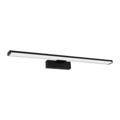 Clearance Eglo Applique murale de salle de bain noir Pandella LED intégrée 1350lm IP44 11W blanc froid