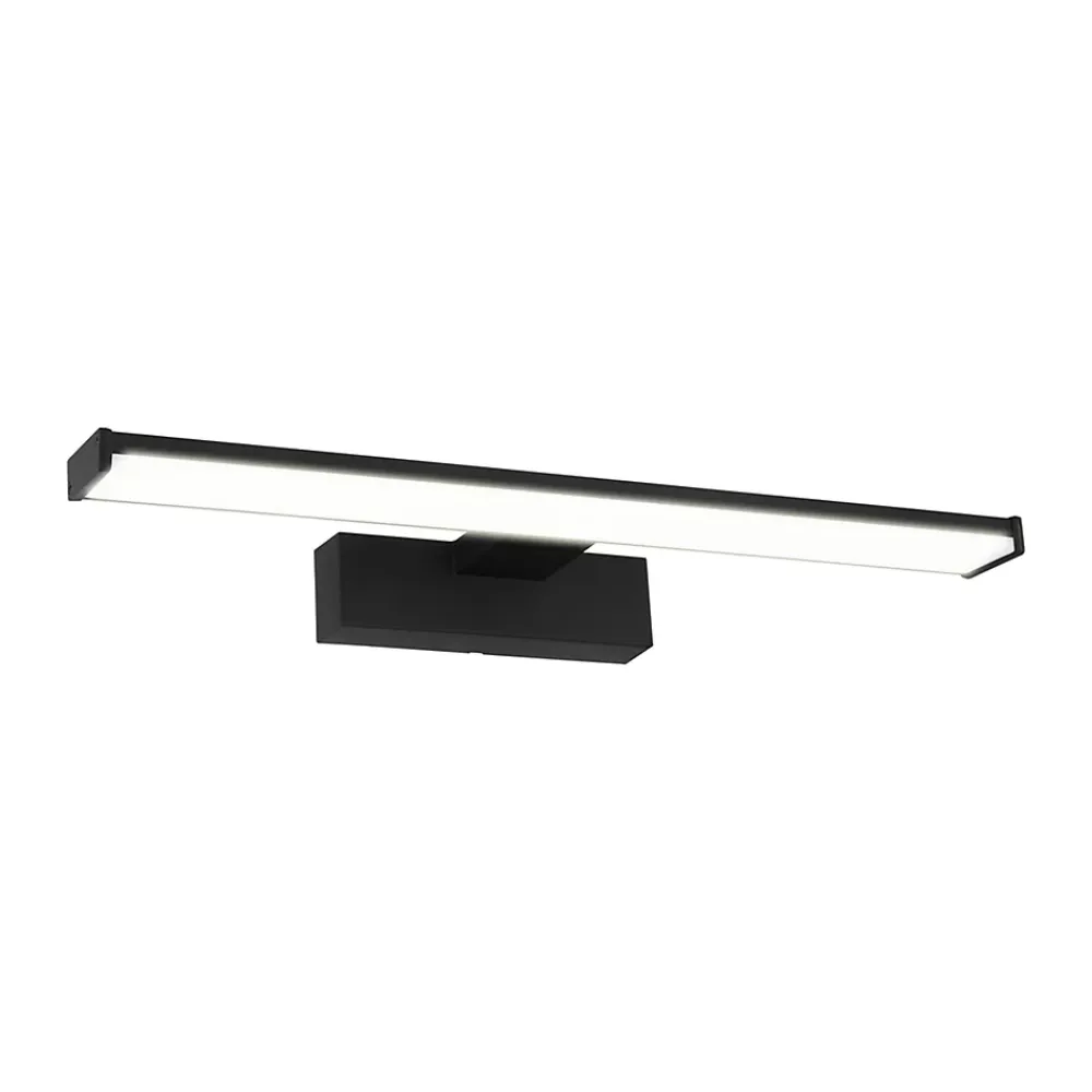Eglo Eclairage Miroir De Salle De Bains<Applique murale de salle de bain Pandella LED intégrée 900lm IP44 11W blanc froid noir