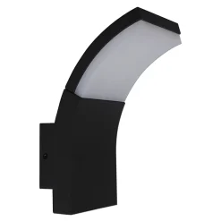Hot Näve Applique murale d'extérieur LED 'ORBIS' , en métal et plastique anthracite, avec LED intégrée