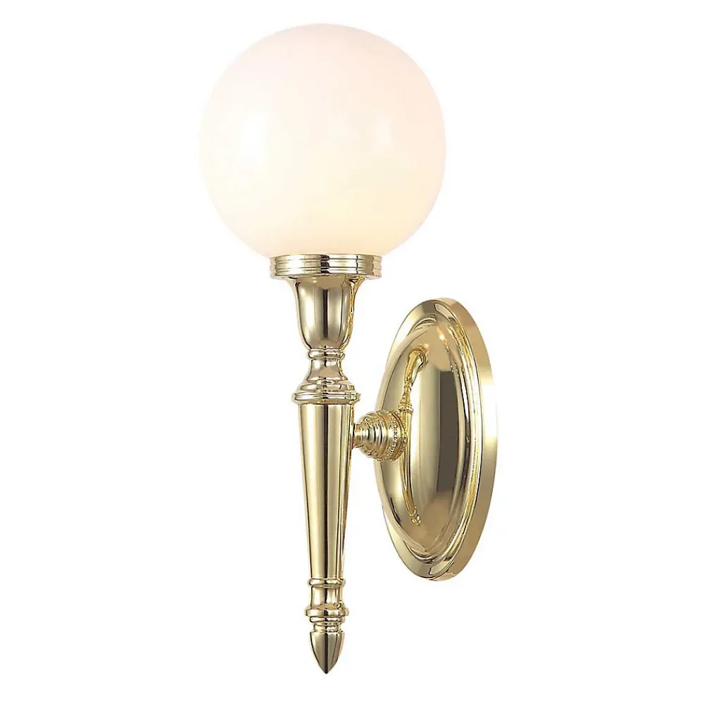 Best Elstead Lighting Applique murale Dryden 1 lumière - Laiton poli