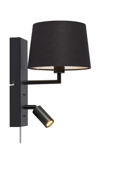 Applique Pour Salon|Applique Murale Pour Cuisine<Applique murale E14+LED Max 40W, noire, double éclairage - Markslöjd - Como