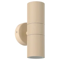 Hot EGLO Applique murale extérieur LED double tête GU10 IP44 beige sable Tomellosso